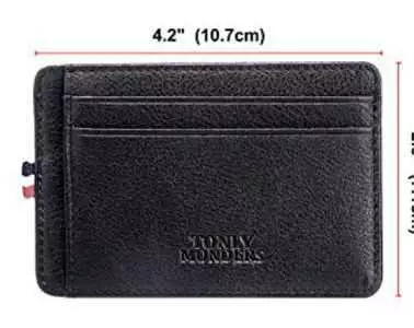 Tonly Monders Genuine Leather Rfid Blocking Men'S Slim Wallet Review Featured