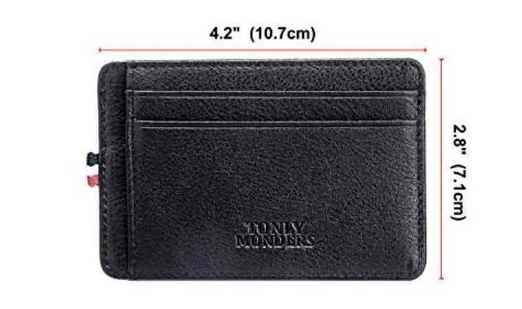 Tonly Monders Genuine Leather Rfid Blocking Men'S Slim Wallet Review Featured