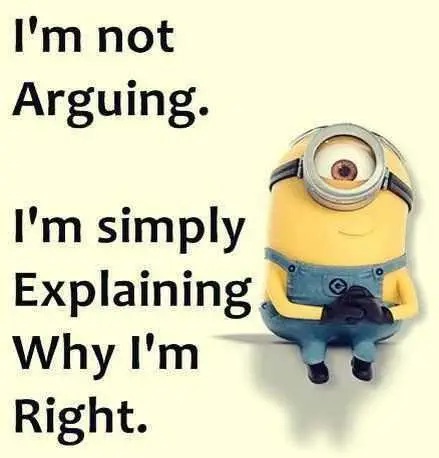 Minion Argue