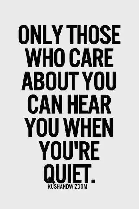 Quote Quiet