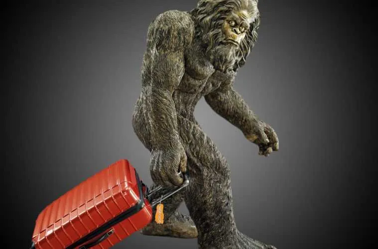 Lifesize Bigfoot Statue For Decoration