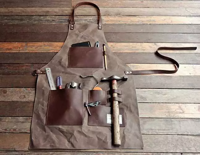 Gentleman'S Apron Filled With Tools