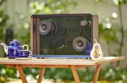 Close Up Shot Of The Lyric Speaker