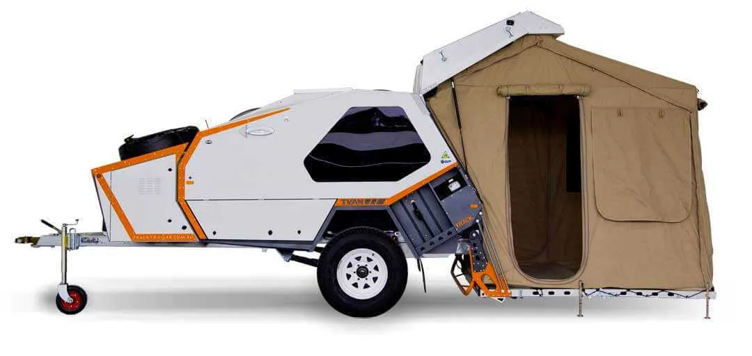 Side Angle Shot Of The Tvan Camper Trailer 2017 Edition