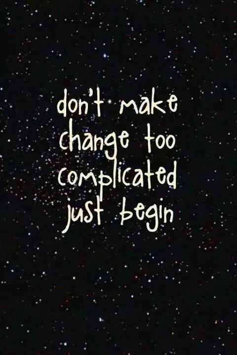 Changequote Justbegin