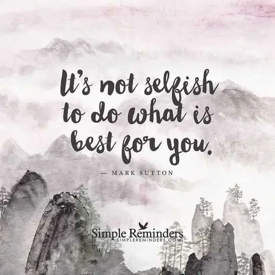 Depression Selfish