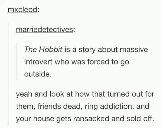 Introvert Hobbit