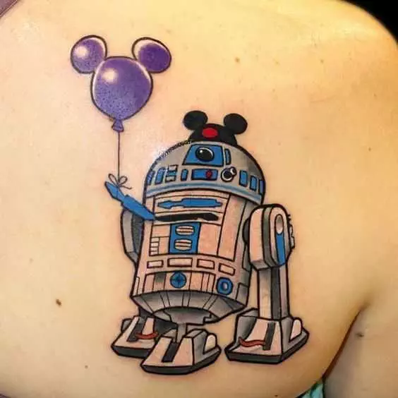 Best Star Wars Tattoos  R2 D2 Mickey Fan