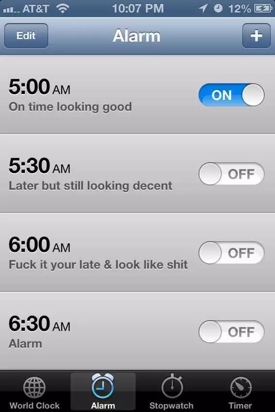Alarmclock Yourelate