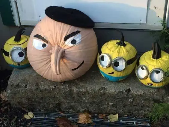 Diy Minionpumpkins
