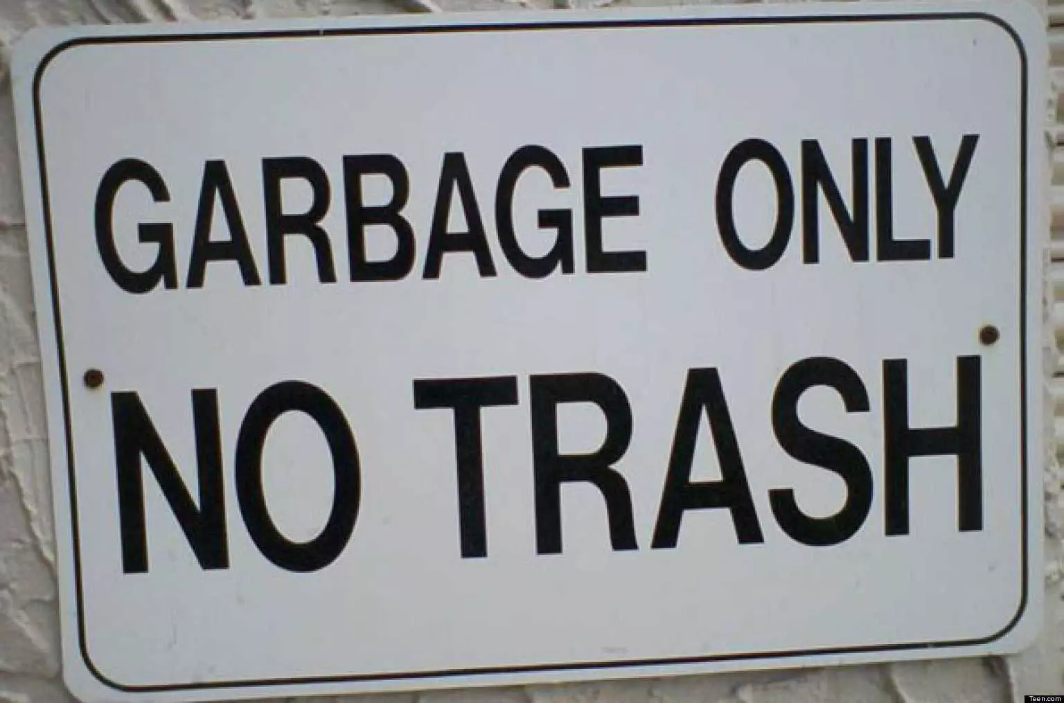 Funny Garbagesign
