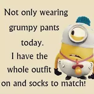 Minion Grumpypants