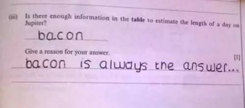 Bacon Answer