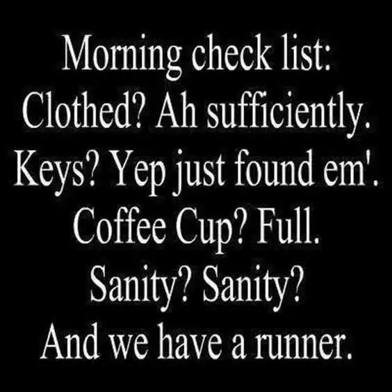 Funny Morningchecklist