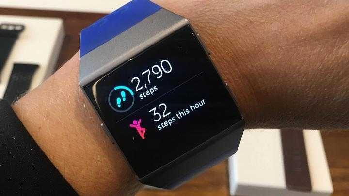 Fitbit Ionic On Wrist