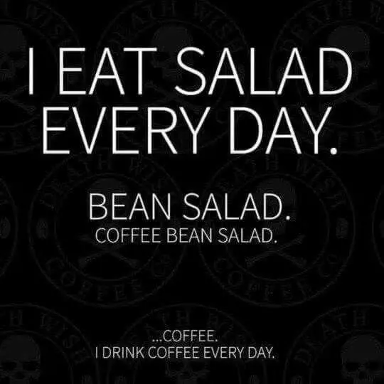 Funny Coffee Bean Salad