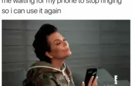 Meme Me Wating Phone 1