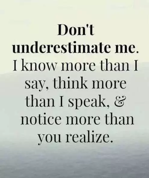 Quote Dont Underestimate Me