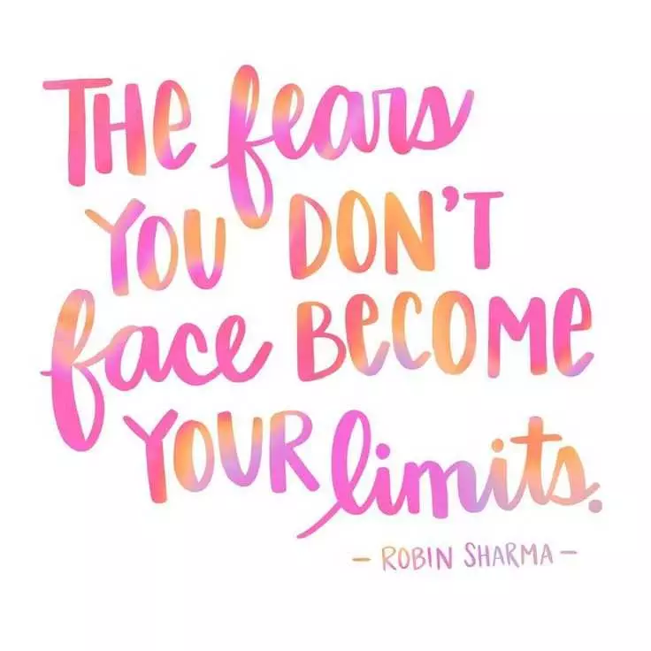 Quote Fears You Dont Face