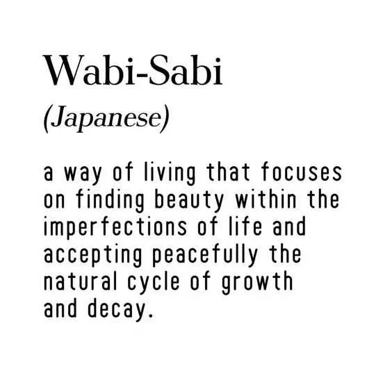 Quote About Definition Of Wabisabi