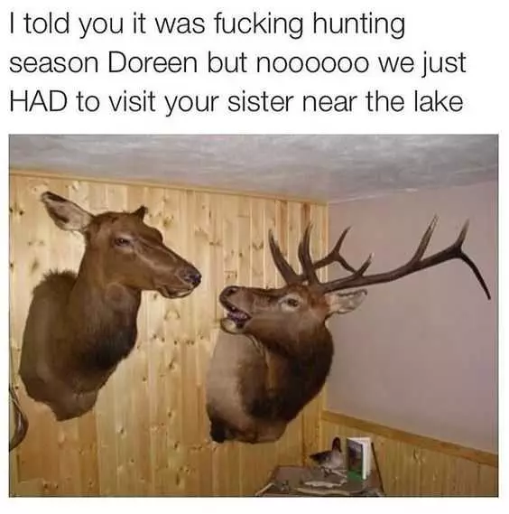 Funny Images Of Arguing Deer Heads