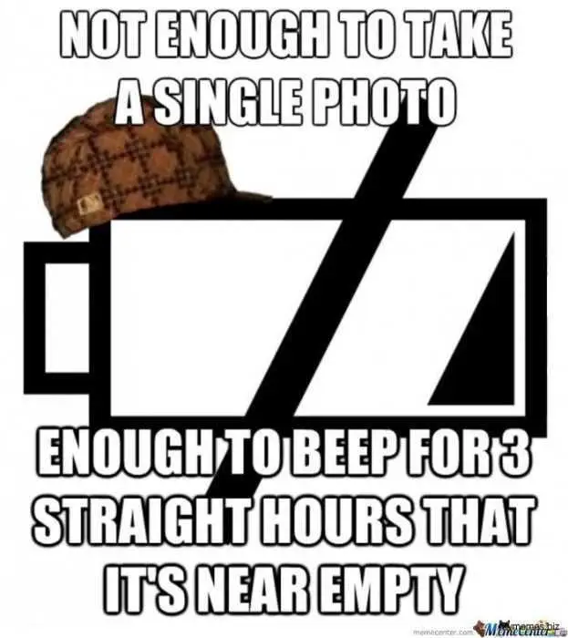 Meme Not Enough Battery
