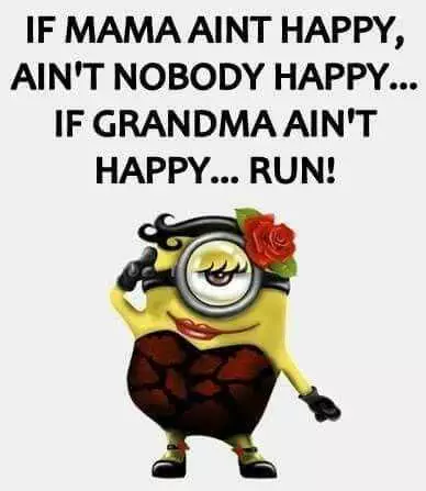 Snarky Minion Remark About Keeping Mama Happy