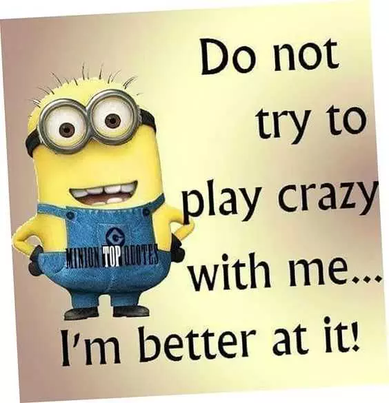 Minions Memes Clean Enough For Kids  Don'T Play Crazy With Me