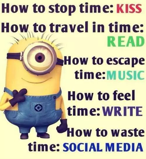 Snarky Minion Quote About Time