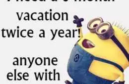 Minion Vacation 6 Months