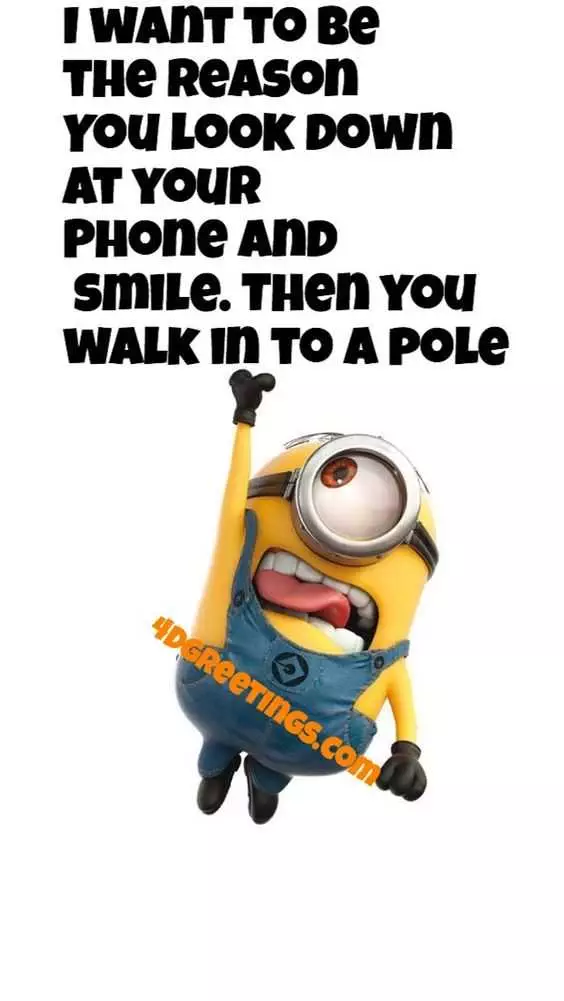 Snarky Minion Quote About Sending Texts