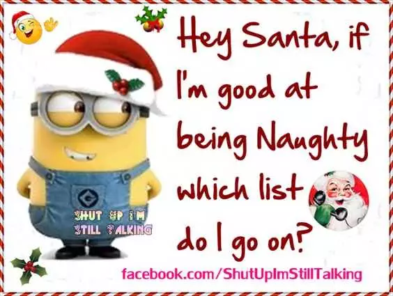 Snarky And Funny Minion Quote About Christmas
