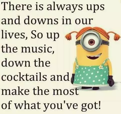 Snarky Minions Quote About Life