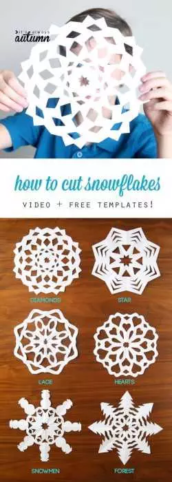 Snow Day Crafts At Home Snow Flakes