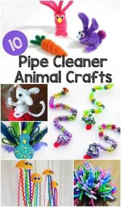 Snow Day Crafts For Preschoolers  Pipe Cleaner Animal Crafts