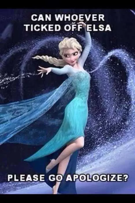 Funny Elsa Mad