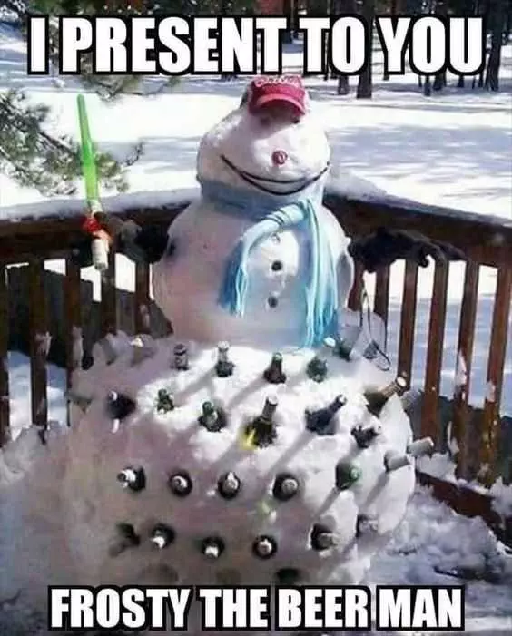 Funny Frosty Man