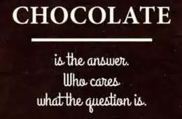 Quote Chocolate Answer