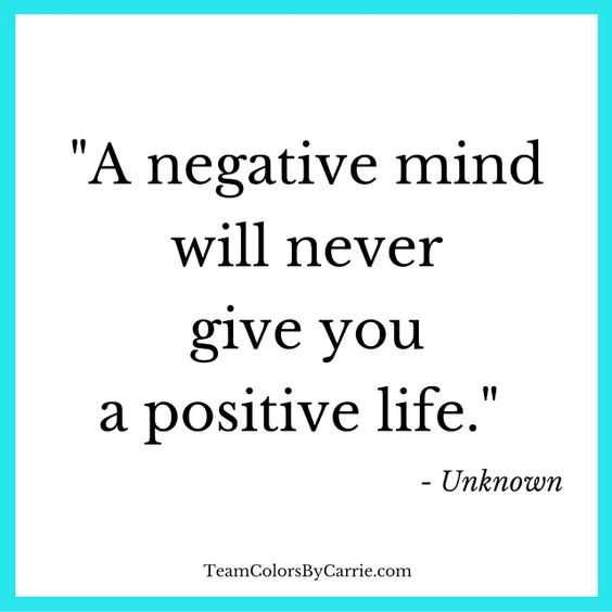 Inspirational Words About Life  Negativity
