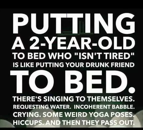 Hilarious Quotes Relationships  Putting 2 Year Old To Bed