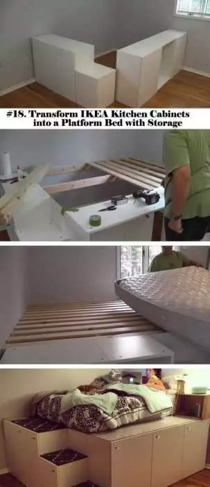 Ikea Hack  Platform Bed With Storage