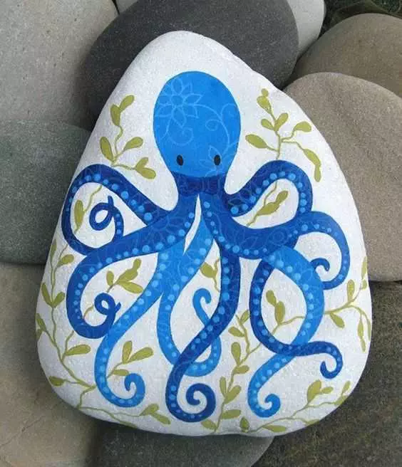 Painted Rock Idea Octobus