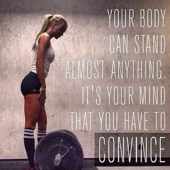 Gym Day Quotes  Body Can Stand Almost Anything
