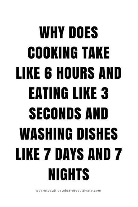 Funny Life Quotes  Cooking