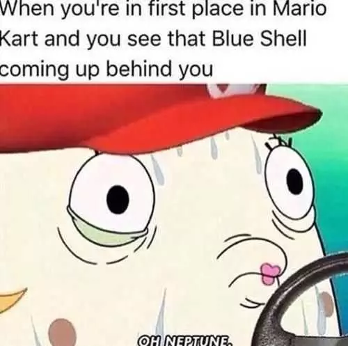 Funny Video Game Memes Mario Kart Tension
