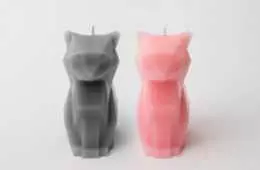Kisa Cat Candle
