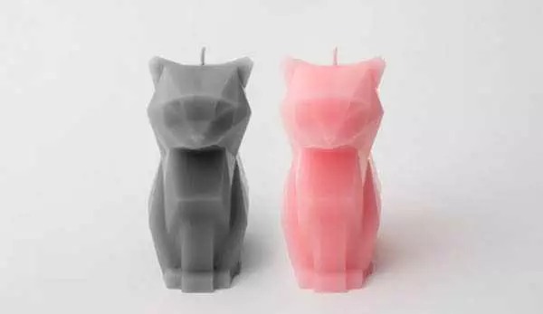 Skeleton Candle  Cats