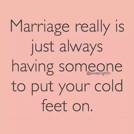 Funny Marriage Memes  Cold Feet