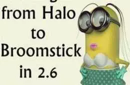 Minion Halo Broomstick