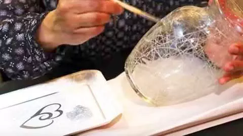 Crayon Diy Crafts  Cracked Glass Jar
